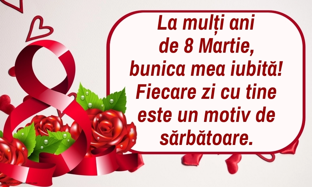Imagini de 8 Martie pentru Bunică: 8