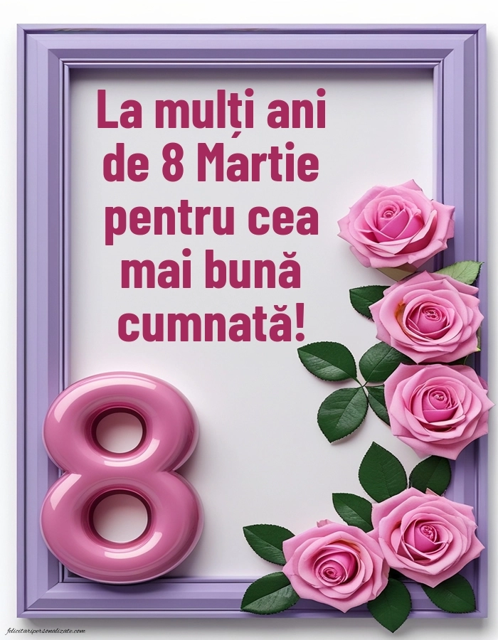 Imagini de 8 Martie pentru Cumnată: 8