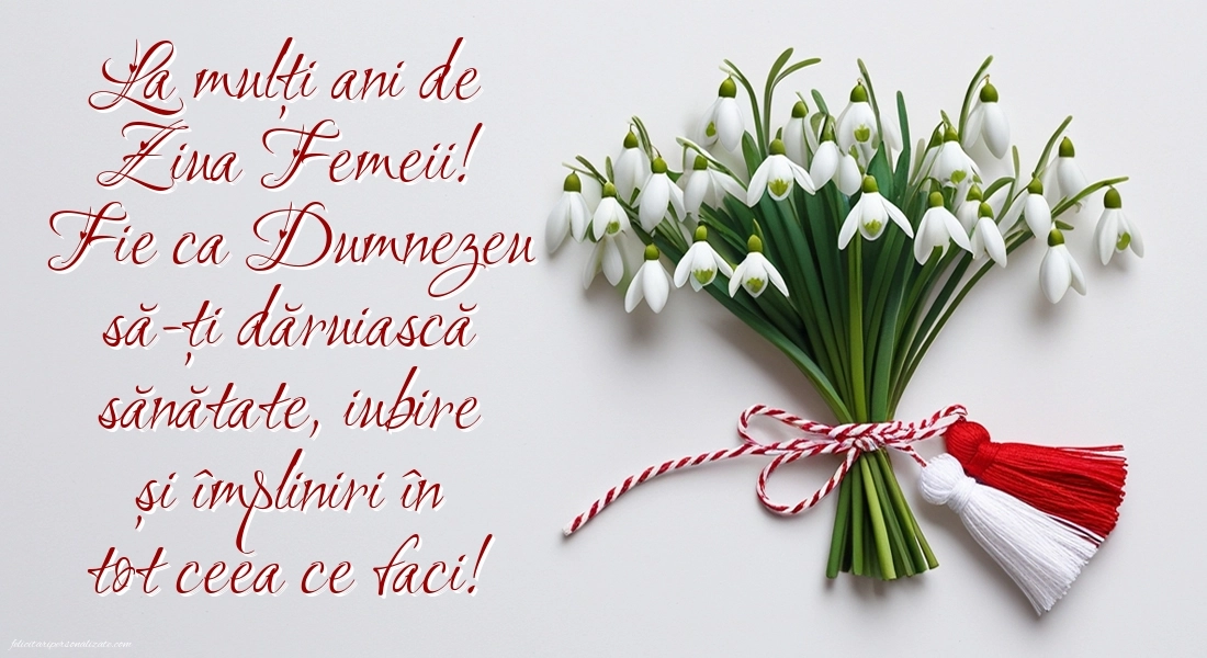 Imagini de 8 Martie pentru Cumnată: Ghiocei