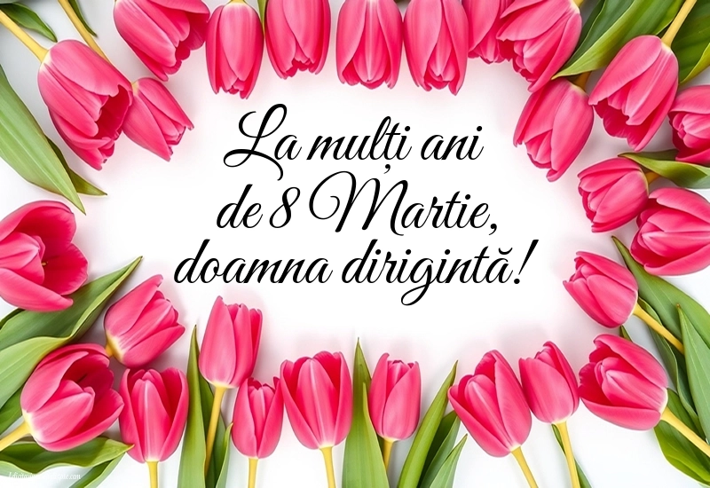Imagini de 8 Martie pentru Dirigintă: Lalele