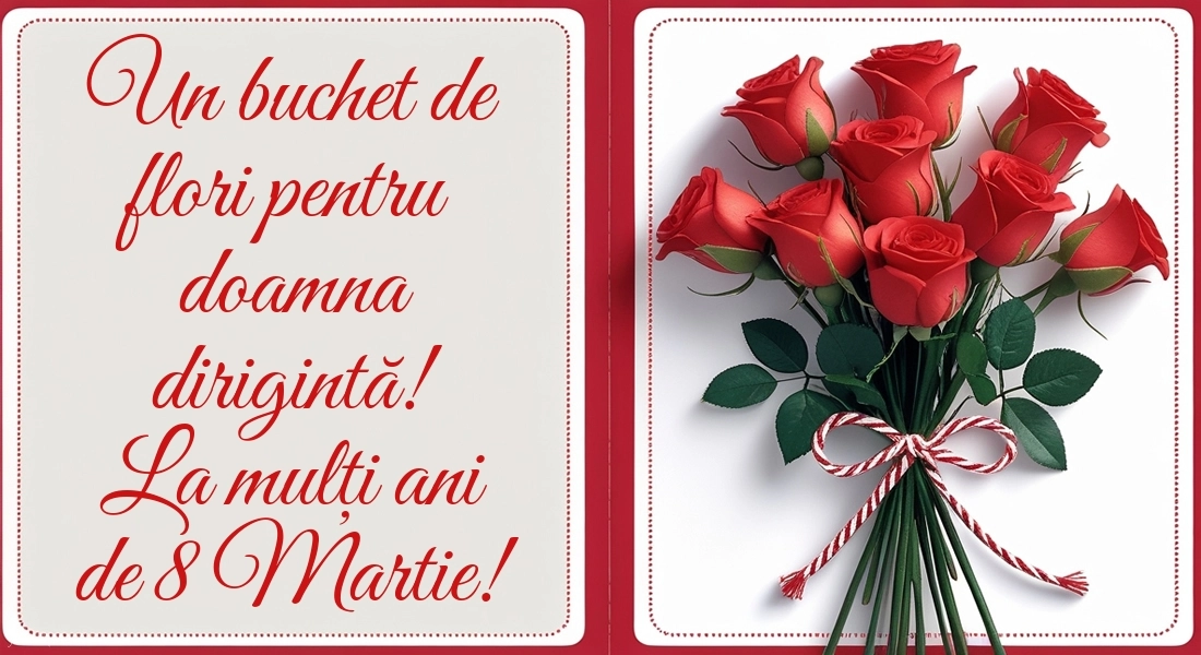 Imagini de 8 Martie pentru Dirigintă: Trandafiri