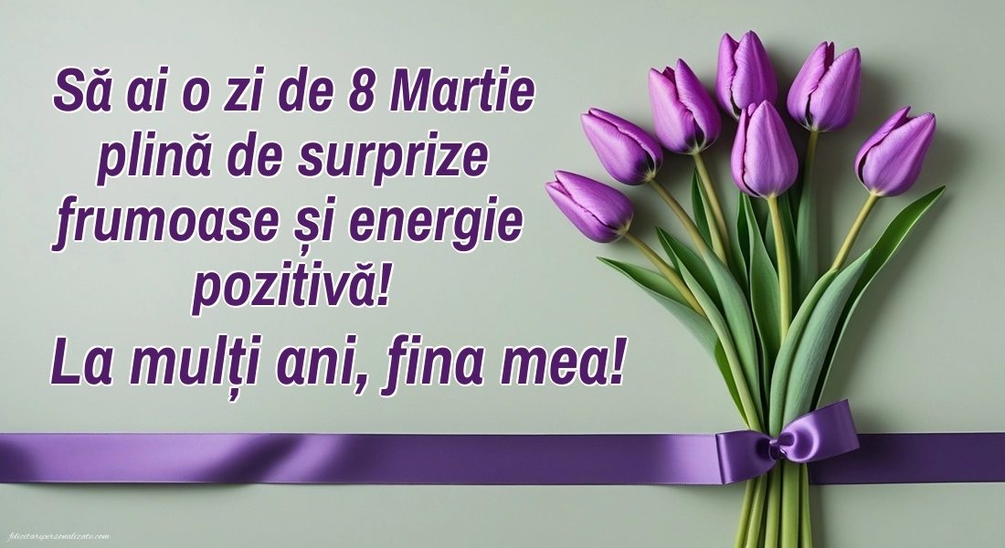 Imagini de 8 Martie pentru Fină: Lalele