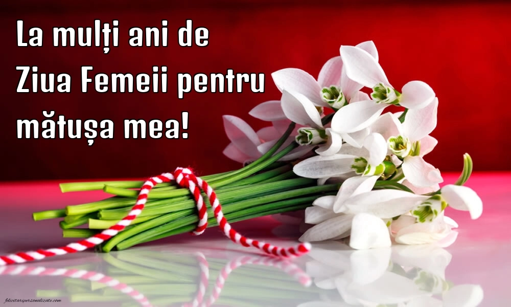 Imagini de 8 Martie pentru Mătușă: Ghiocei