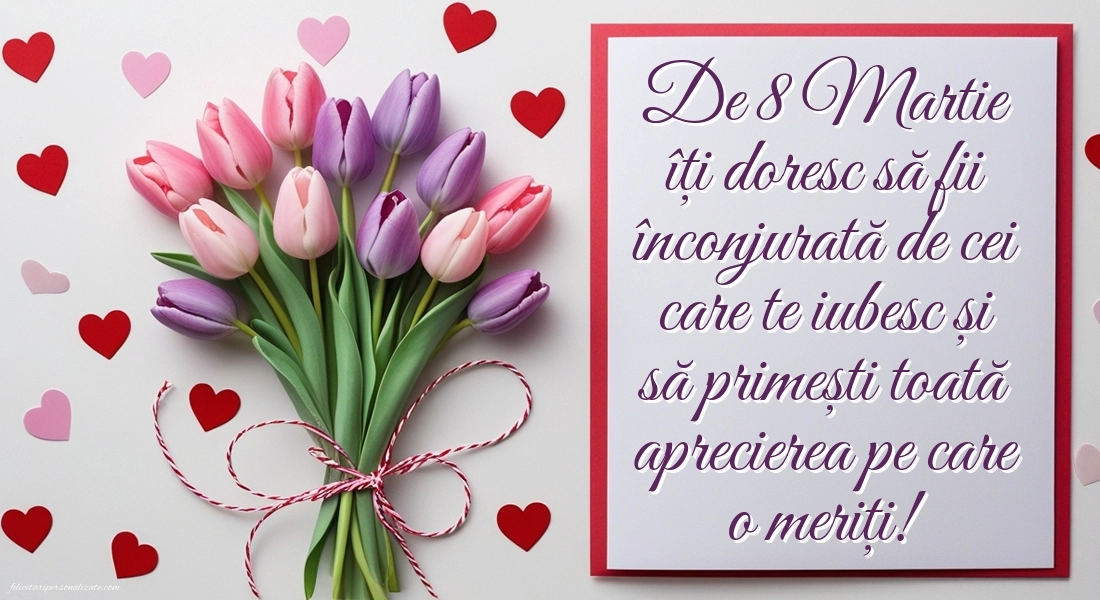 Imagini de 8 Martie pentru Nașă: Lalele