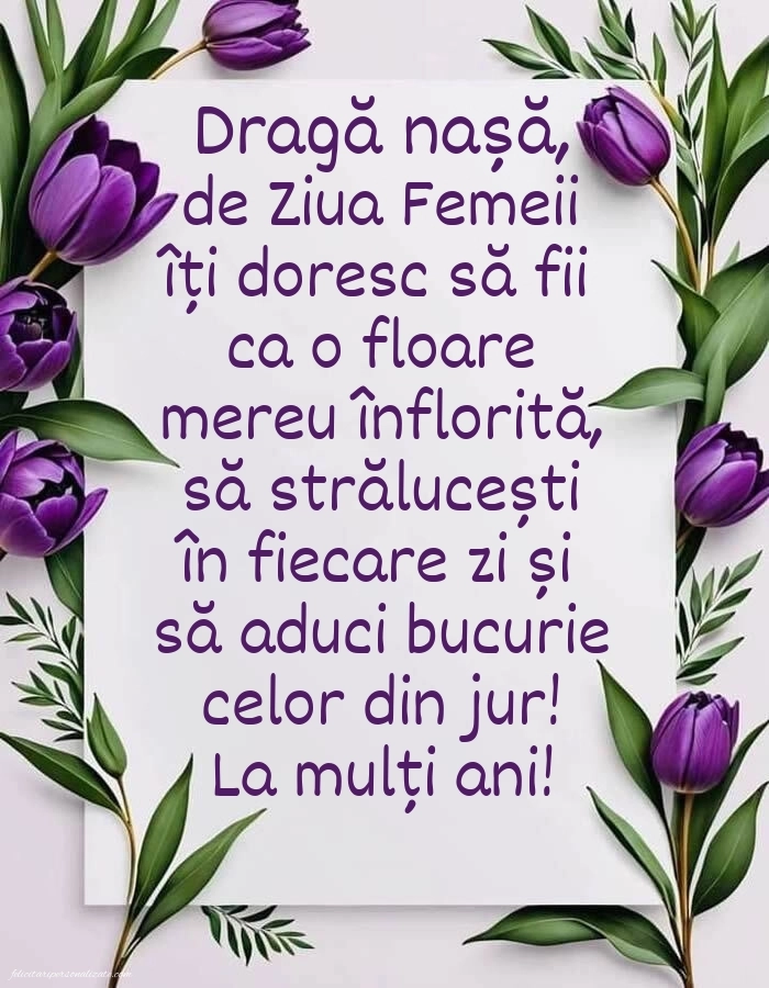 Imagini de 8 Martie pentru Nașă: Lalele