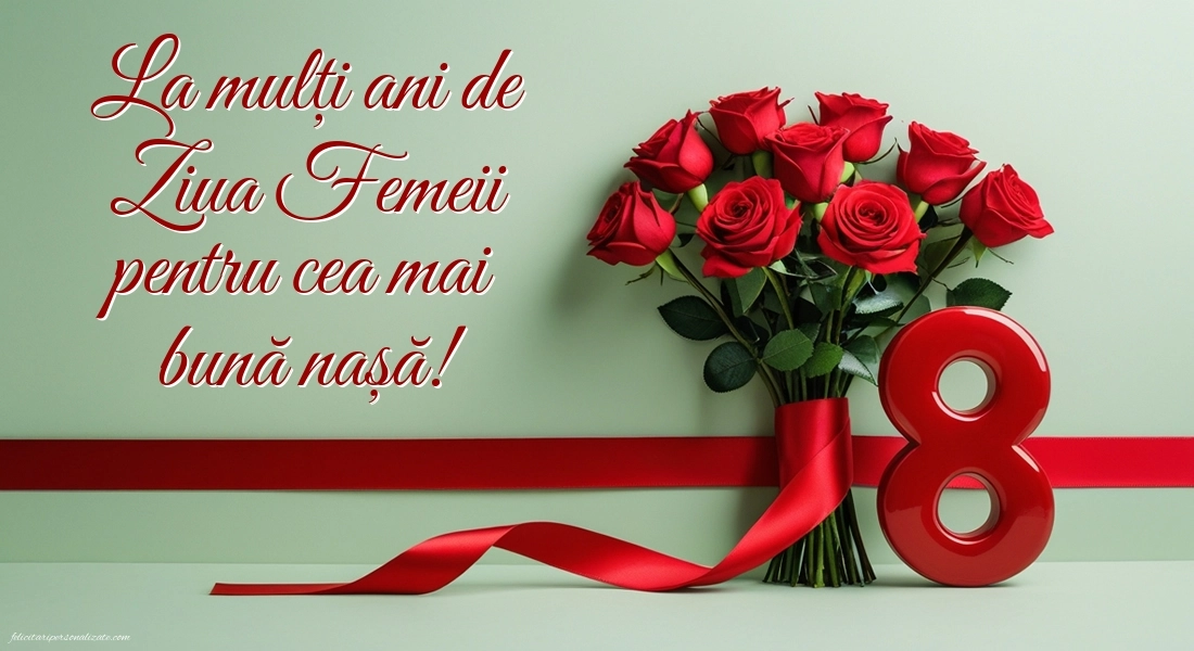 Imagini de 8 Martie pentru Nașă: 8