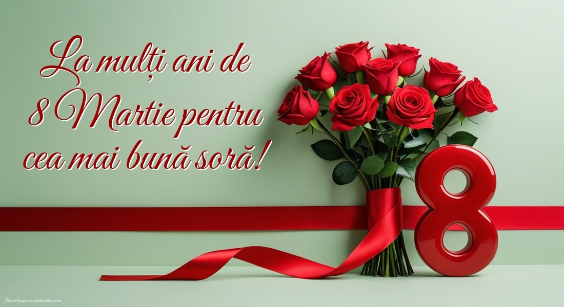 Imagini de 8 Martie pentru Soră: 8