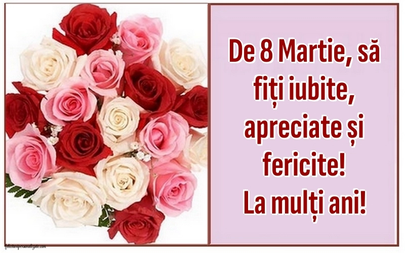 Cele mai frumoase imagini cu mesaje de 8 Martie: Flori