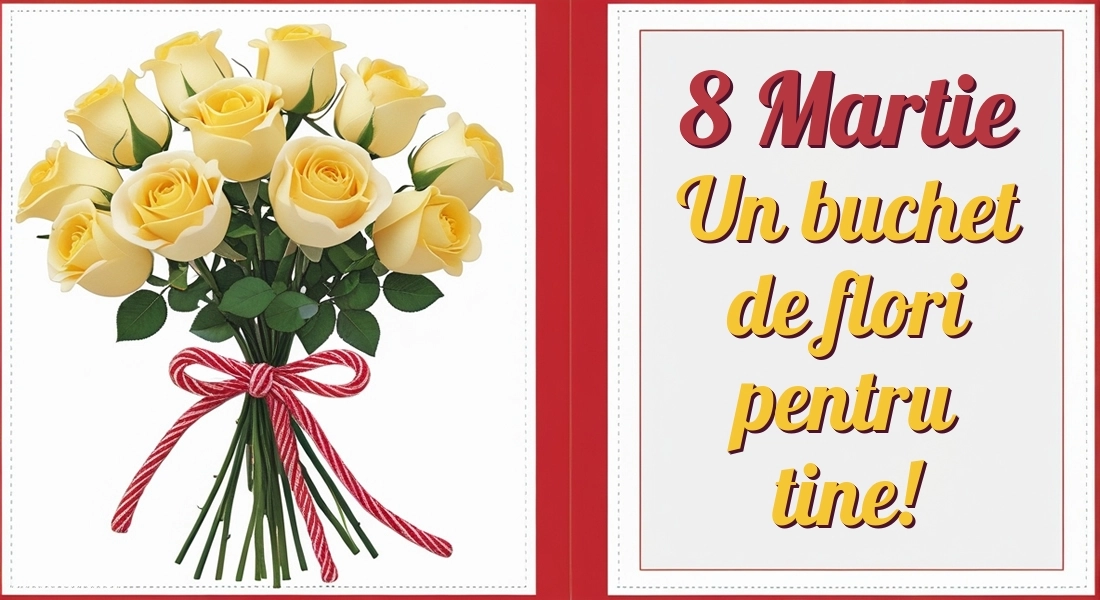 Felicitări de 8 Martie pentru facebook: Trandafiri