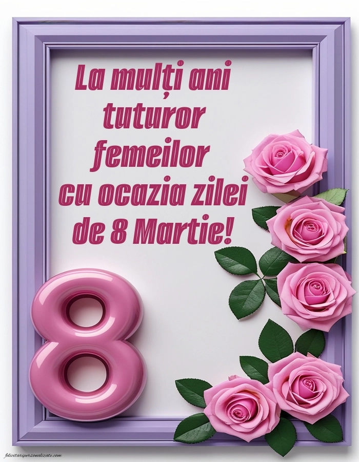 Imagini și felicitări cu mesaje de 8 Martie - Ziua Femeii: 8