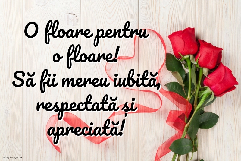 Cele mai frumoase imagini cu mesaje de Ziua Femeii: Trandafiri