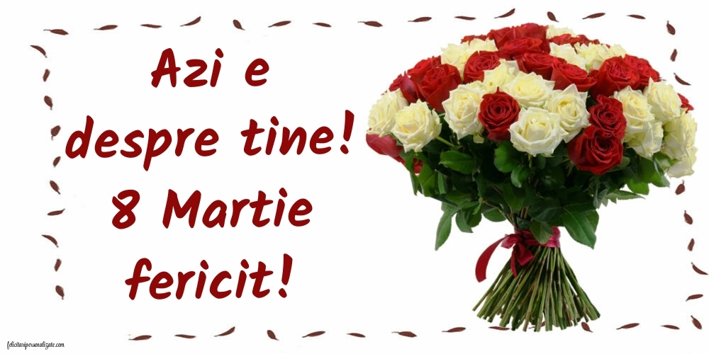 Cele mai frumoase imagini cu mesaje de Ziua Femeii: Trandafiri