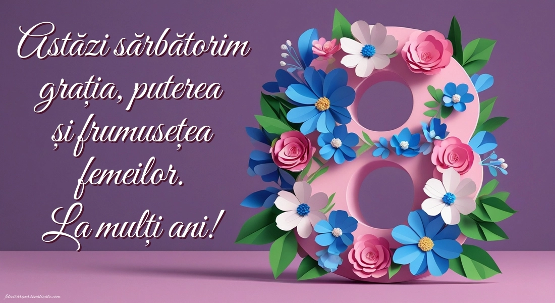 Urări de 8 Martie cu imagini: Trandafiri