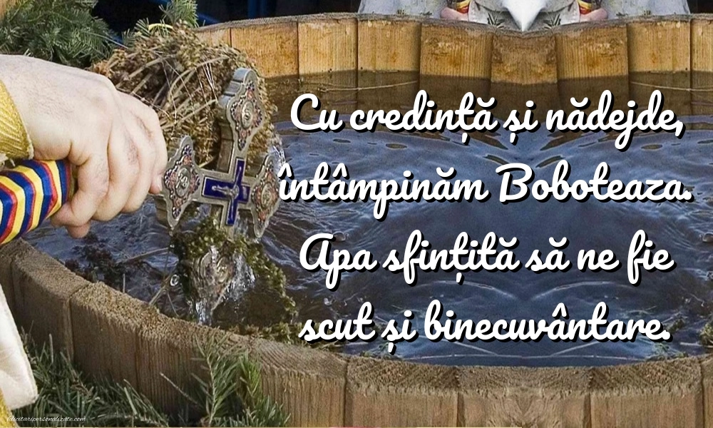 Imagini de Ajunul Bobotezei 2026: Botezul Domnului