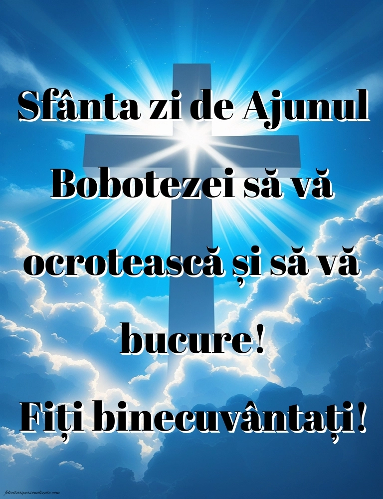 Imagini de Ajunul Bobotezei 2026: Credință