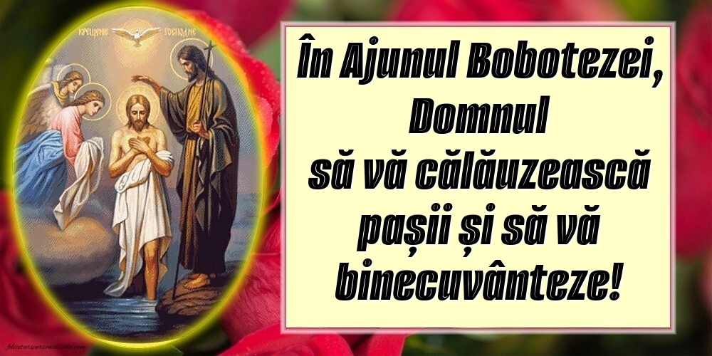 Imagini de Ajunul Bobotezei 2026: Botezul Domnului