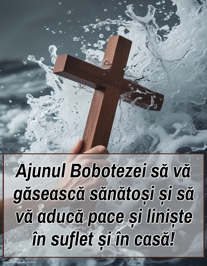 Imagini de Ajunul Bobotezei 2026: Botezul Domnului