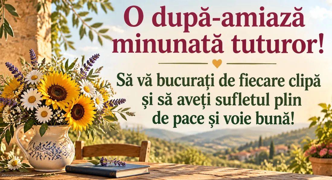 Imagini cu mesaje de după-amiază: 
