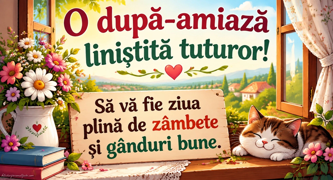 Imagini cu mesaje de după-amiază: 