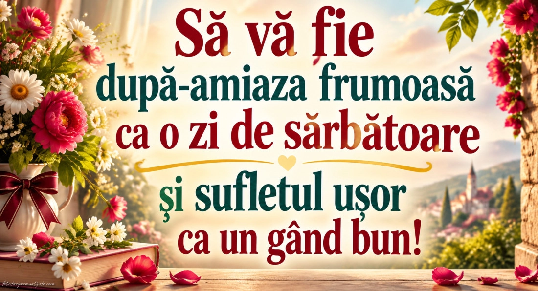 Imagini cu mesaje de după-amiază: 
