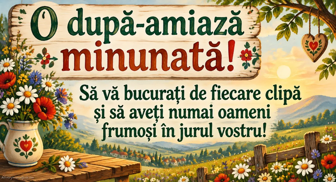 Imagini cu mesaje de după-amiază: 