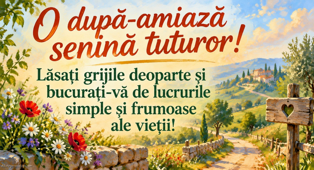 Imagini cu mesaje de după-amiază: 