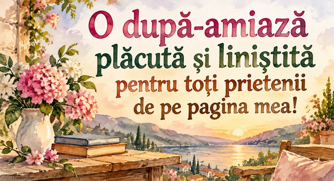 Imagini cu mesaje de după-amiază: 