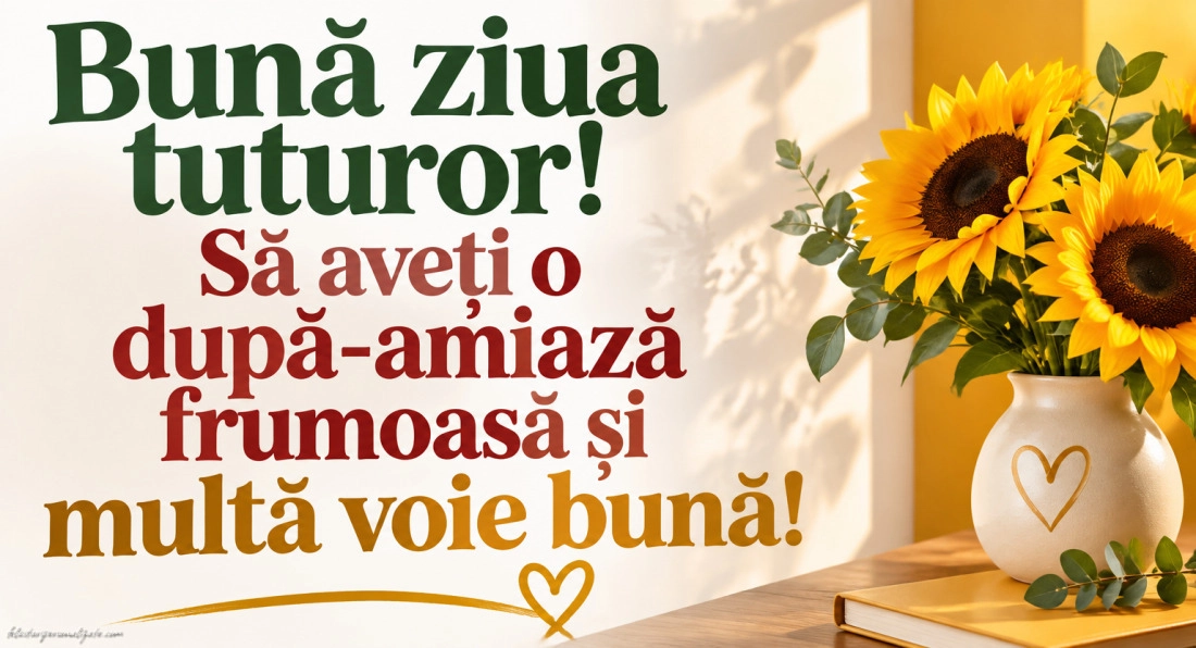 Imagini cu mesaje de după-amiază: 