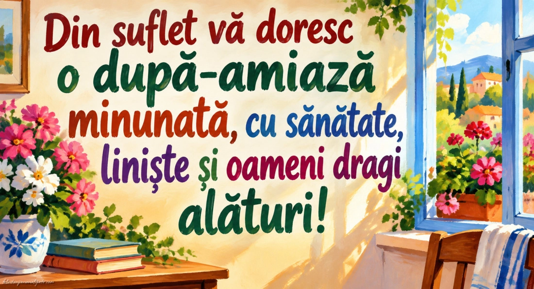 Imagini cu mesaje de după-amiază: 
