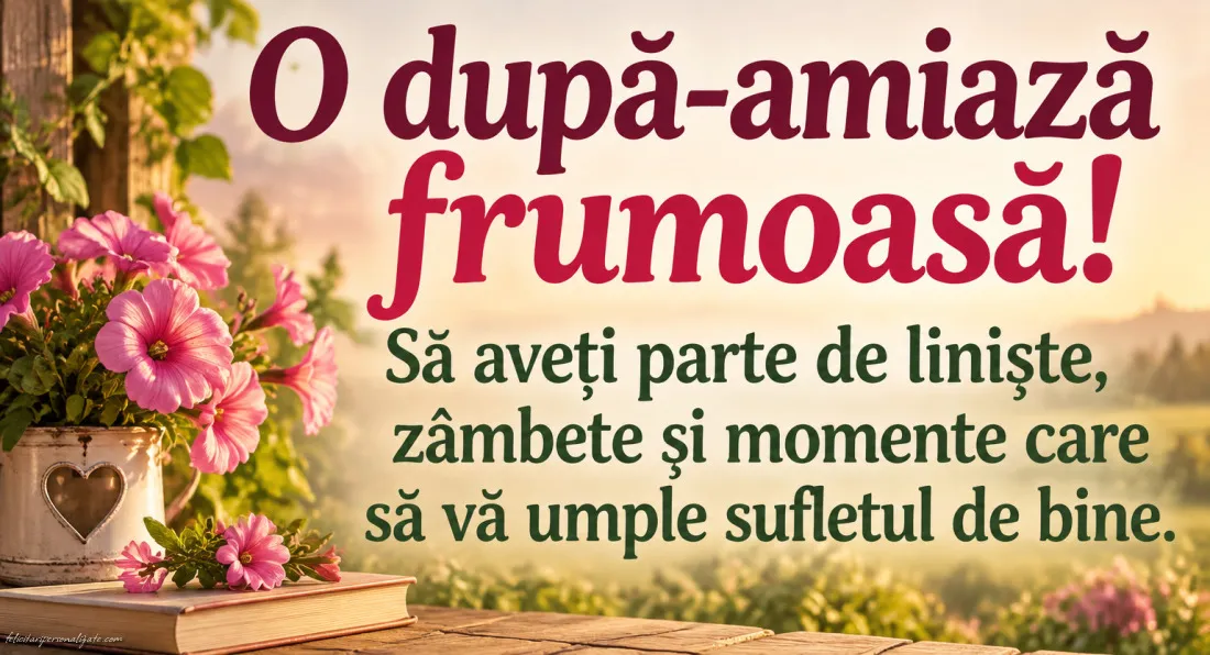 Imagini cu mesaje de după-amiază: 