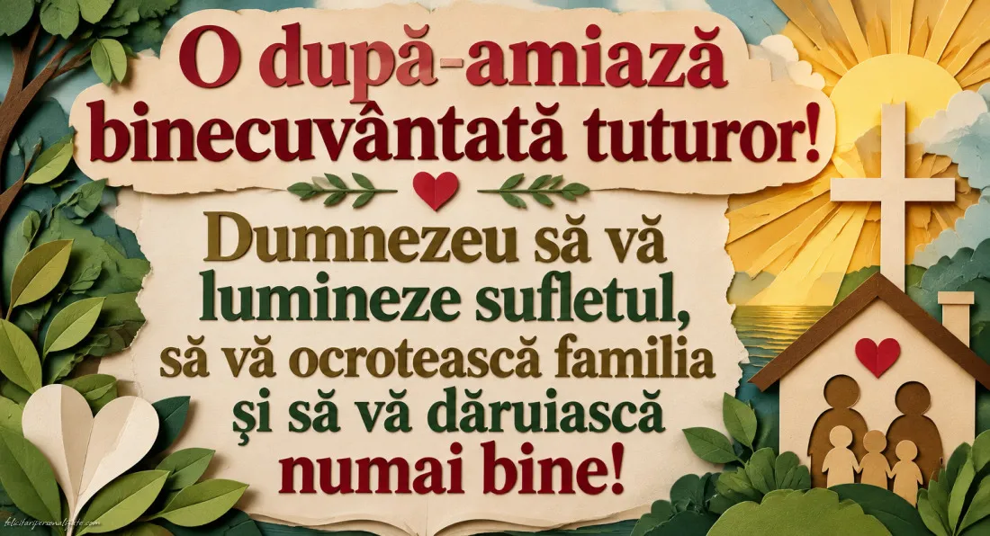 Imagini cu mesaje de după-amiază: 