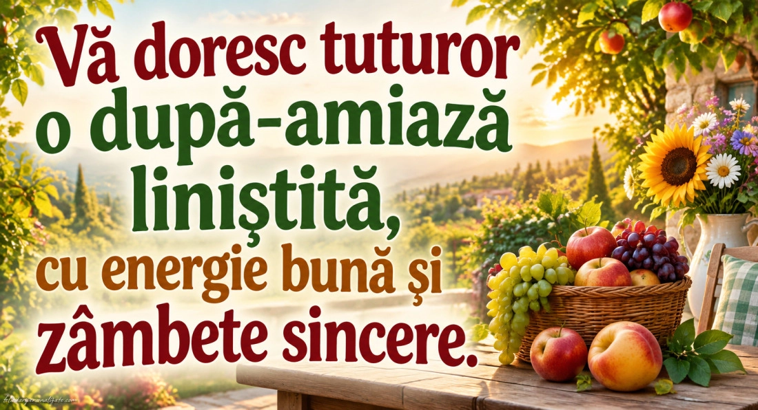 Imagini cu mesaje de după-amiază: 