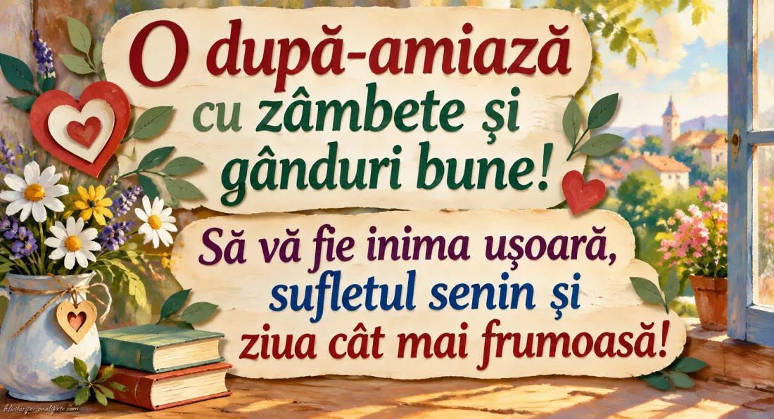 Imagini cu mesaje de după-amiază: 