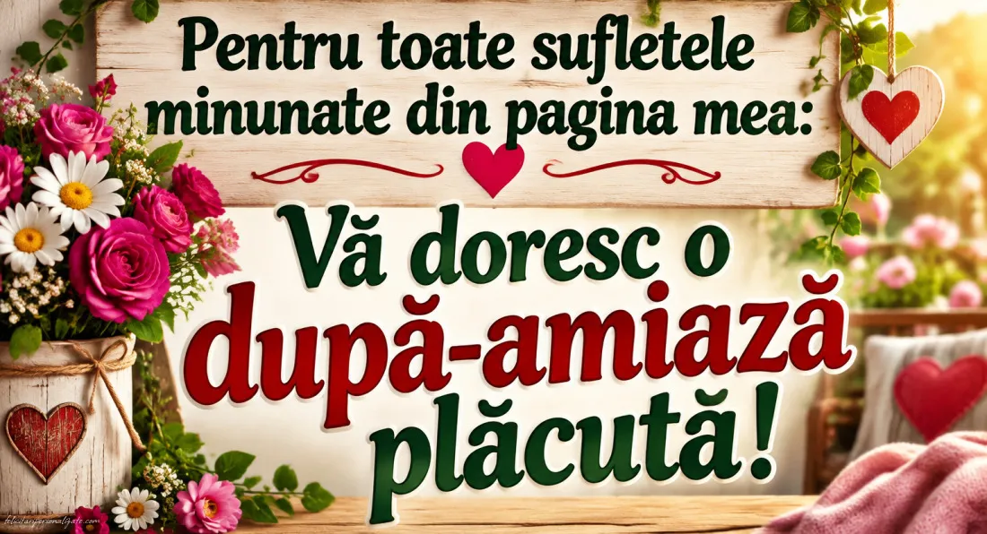 Imagini cu mesaje de după-amiază: 