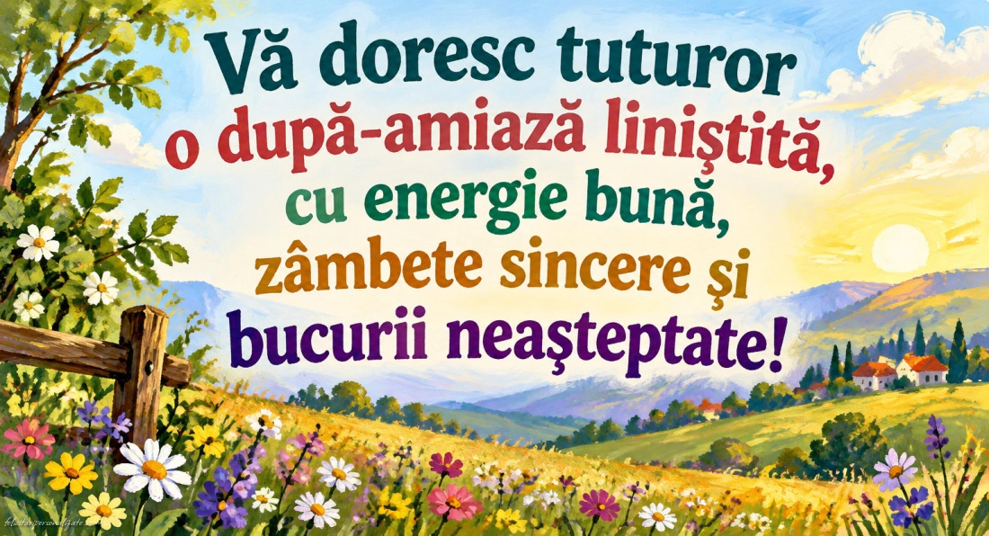 Imagini cu mesaje de după-amiază: 