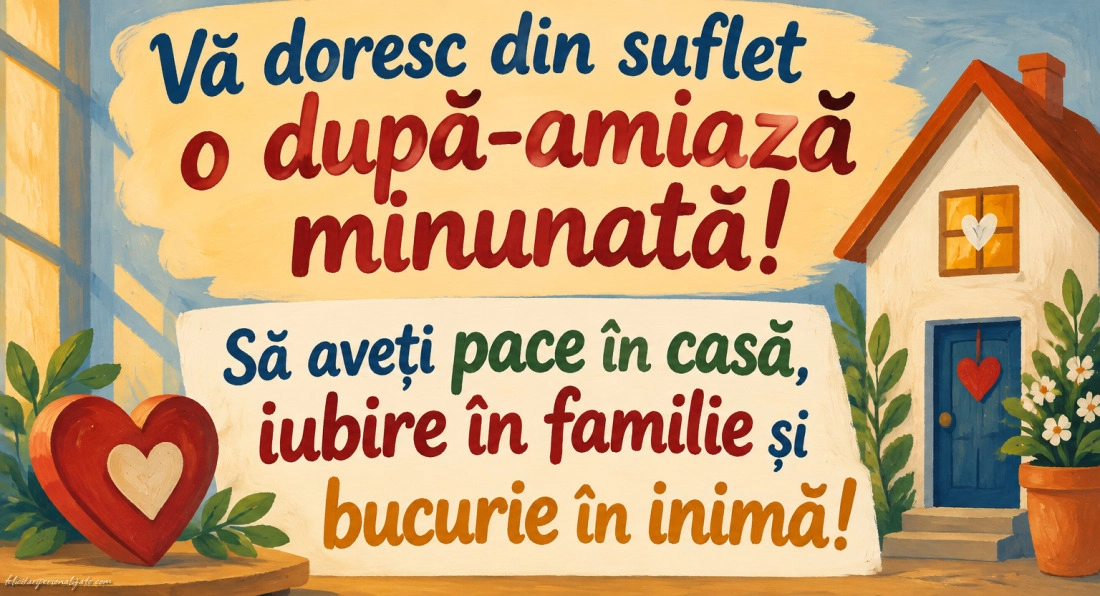 Imagini cu mesaje de după-amiază: 