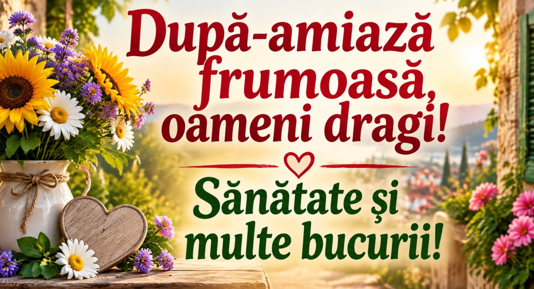 Imagini cu mesaje de după-amiază: 