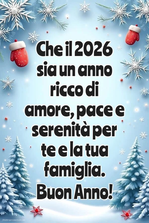 Felicitări de Anul Nou 2026 Imagini în Italiană: Decorațiuni de Sărbători