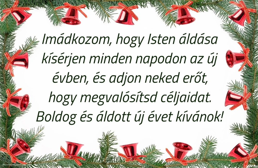 Felicitări de Anul Nou 2026 Imagini în Maghiară: Decorațiuni de Crăciun