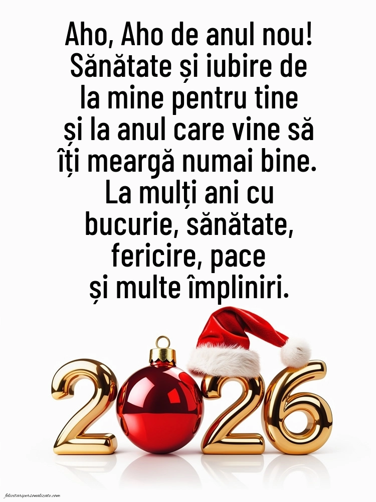 Idei de felicitări și imagini pentru Anul Nou 2026: 2026
