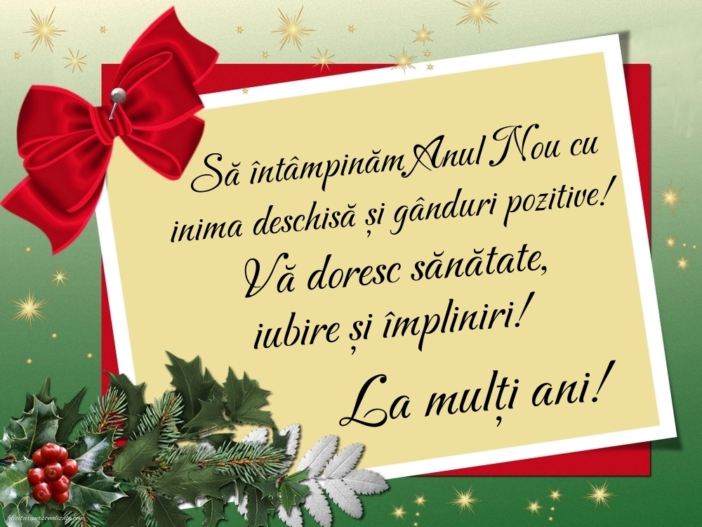 Imagini cu urări frumoase de Revelion: Aranjamente de Crăciun