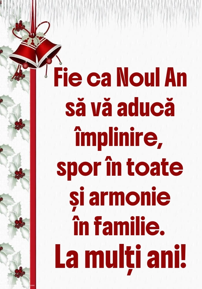 Cele mai frumoase felicitări de Anul Nou 2026: Decorațiuni de Sărbători