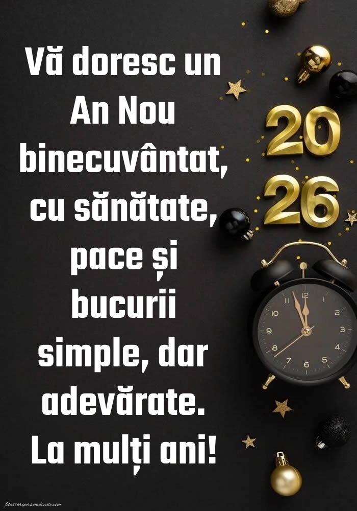 Idei de felicitări și imagini pentru Anul Nou 2026: 2026