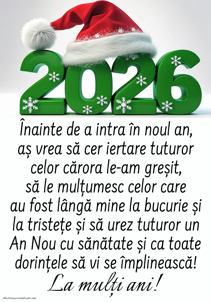 Felicitări și Imagini de Anul Nou 2026: 2026