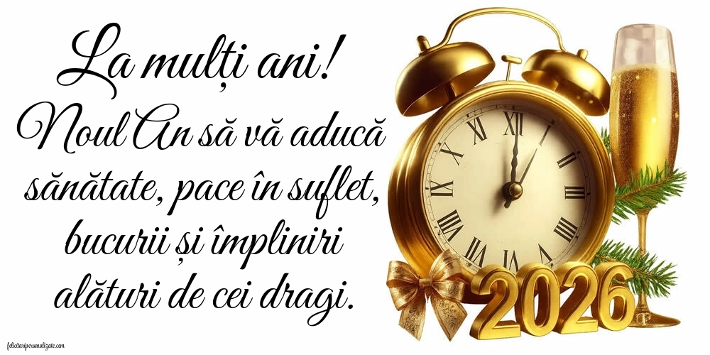 Felicitări originale de Anul Nou 2026: 2026