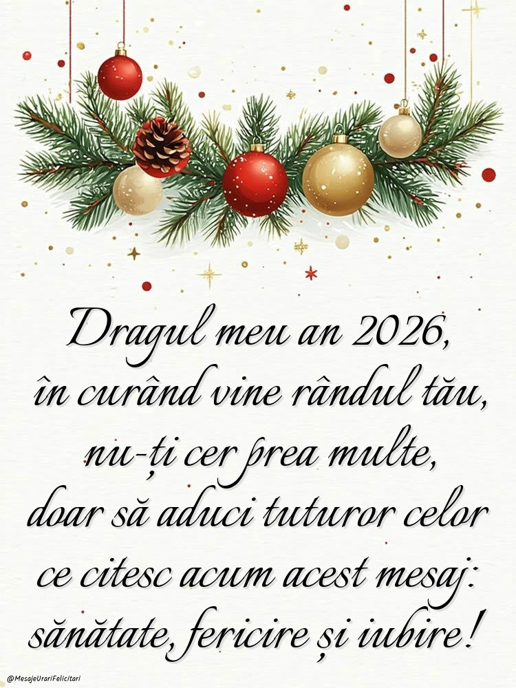 Felicitări de Anul Nou 2026 – Mesaje, imagini și urări: Aranjamente de Crăciun