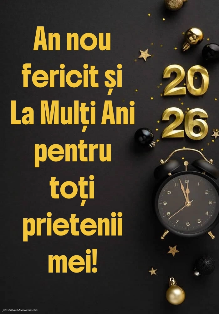 Felicitări și Imagini de Anul Nou 2026: 2026