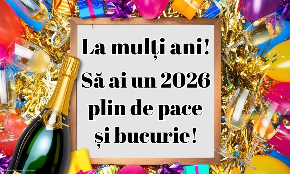 Imagini cu La mulți ani 2026: Șampanie