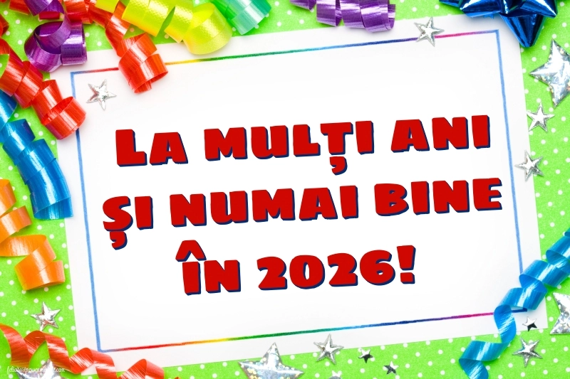 Poze cu urări de Anul Nou 2026: Baloane