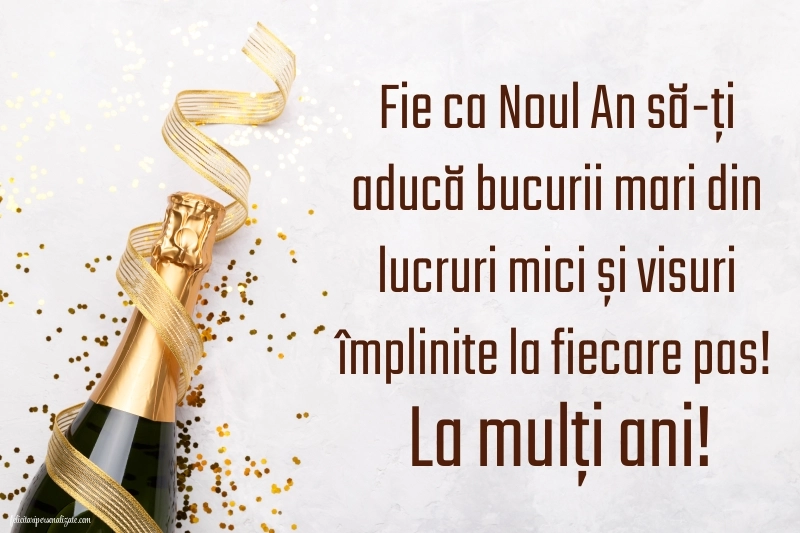 Felicitări și Imagini de Anul Nou 2026: Șampanie